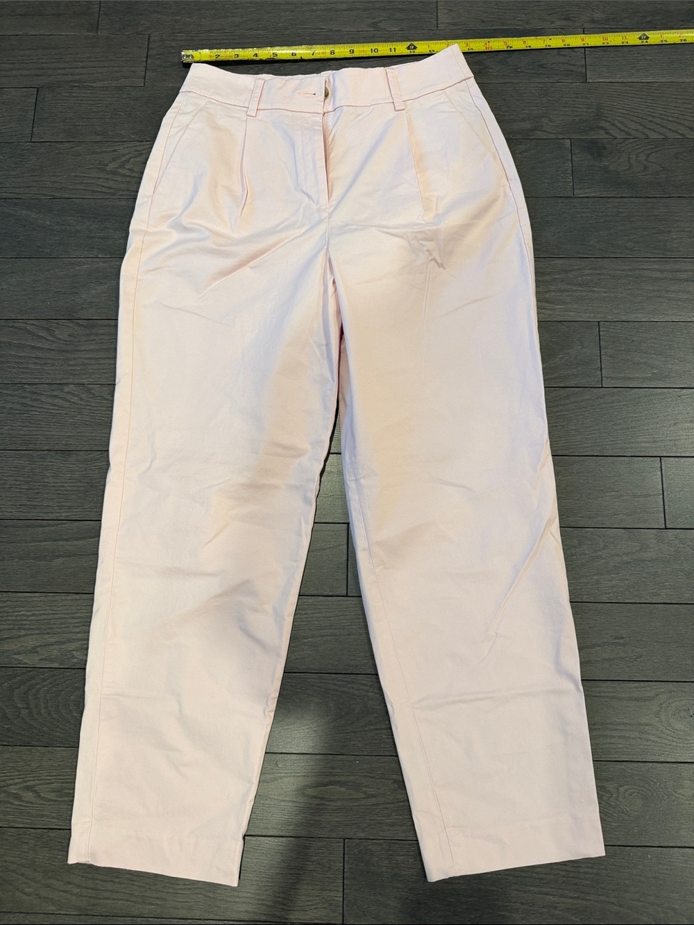 Express Light Pink High-Rise Straight Pants